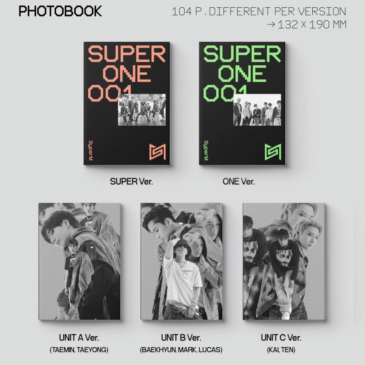SuperM [Super One] 1st Album (Random)