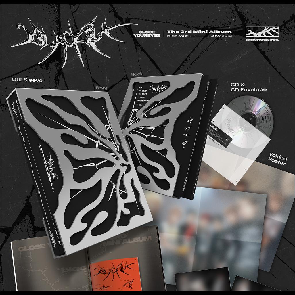 CLOSE YOUR EYES [blackout] (blackout ver.) / The 3rd Mini Album + Free Gift
