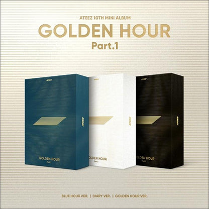ATEEZ - GOLDEN HOUR : Part.1 (BLUE HOUR VER. / DIARY VER. / GOLDEN HOUR VER.)