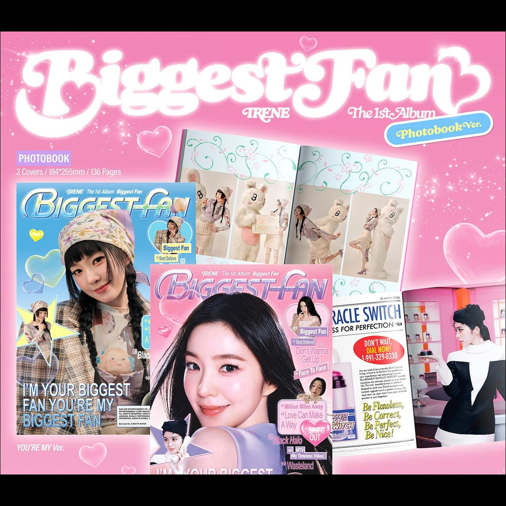 (Photobook Ver.) IRENE (Red Velvet) [Biggest Fan] 1st Album + Free Gift