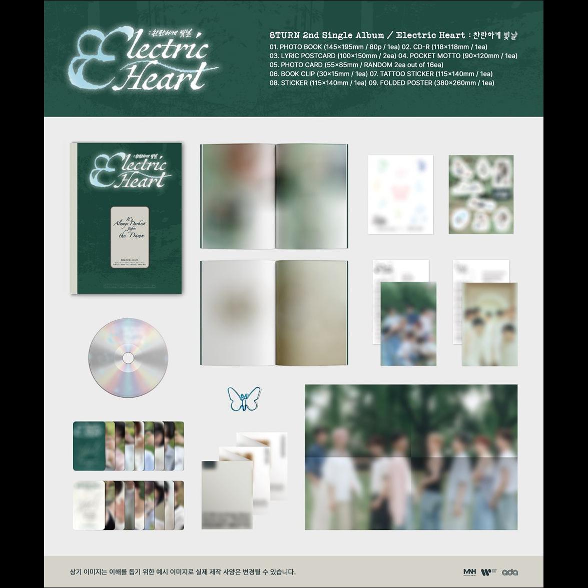 8TURN - Electric Heart 2nd Single Album