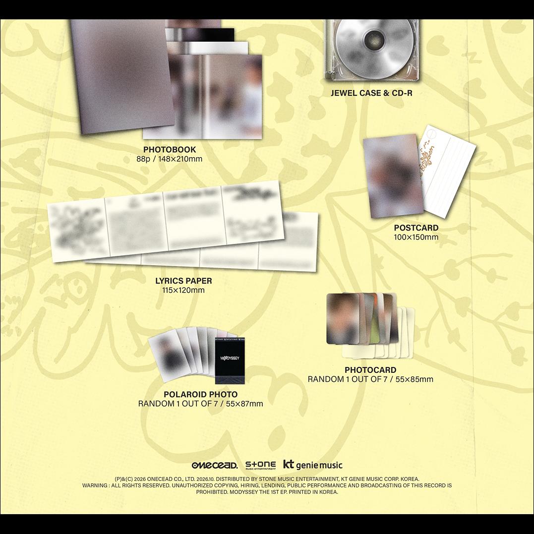 [SET/Pre-order] MODYSSEY [2.Multitude How We Bloom] (OFF COURSE Ver/STILL SAILING VER.) KPOP Album Sealed + Free Gift
