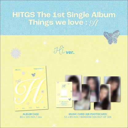 HITGS - Things we love : H EVER ver. Album (Hi ver. / Hello ver.)