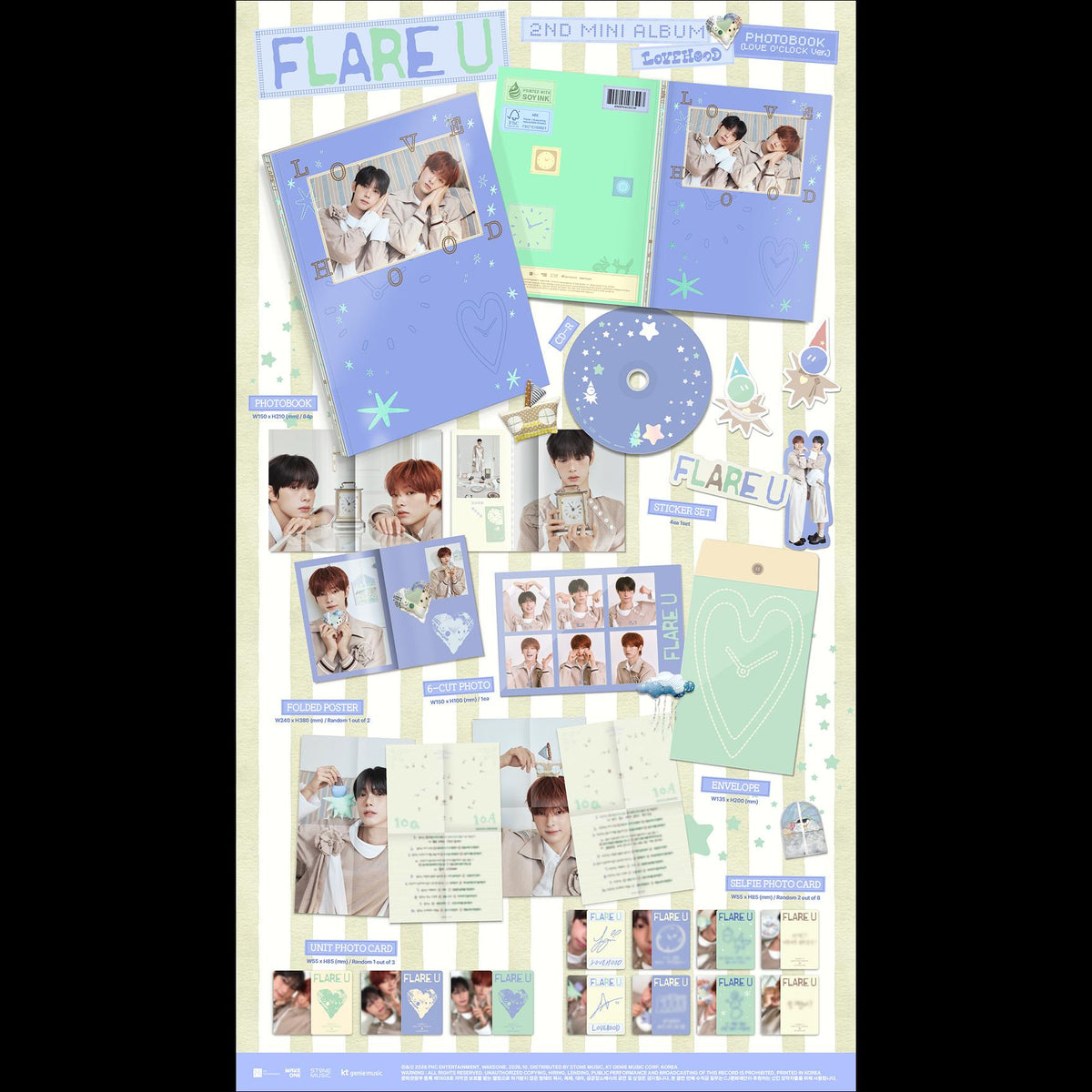 [Pre-order] FLARE U [LOVEHOOD] Photobook Ver KPOP Album Sealed + Free Gift