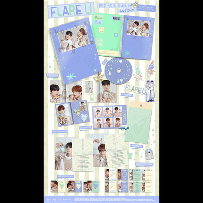 [SET/Pre-order] FLARE U [LOVEHOOD] Photobook Ver KPOP Album Sealed + Free Gift