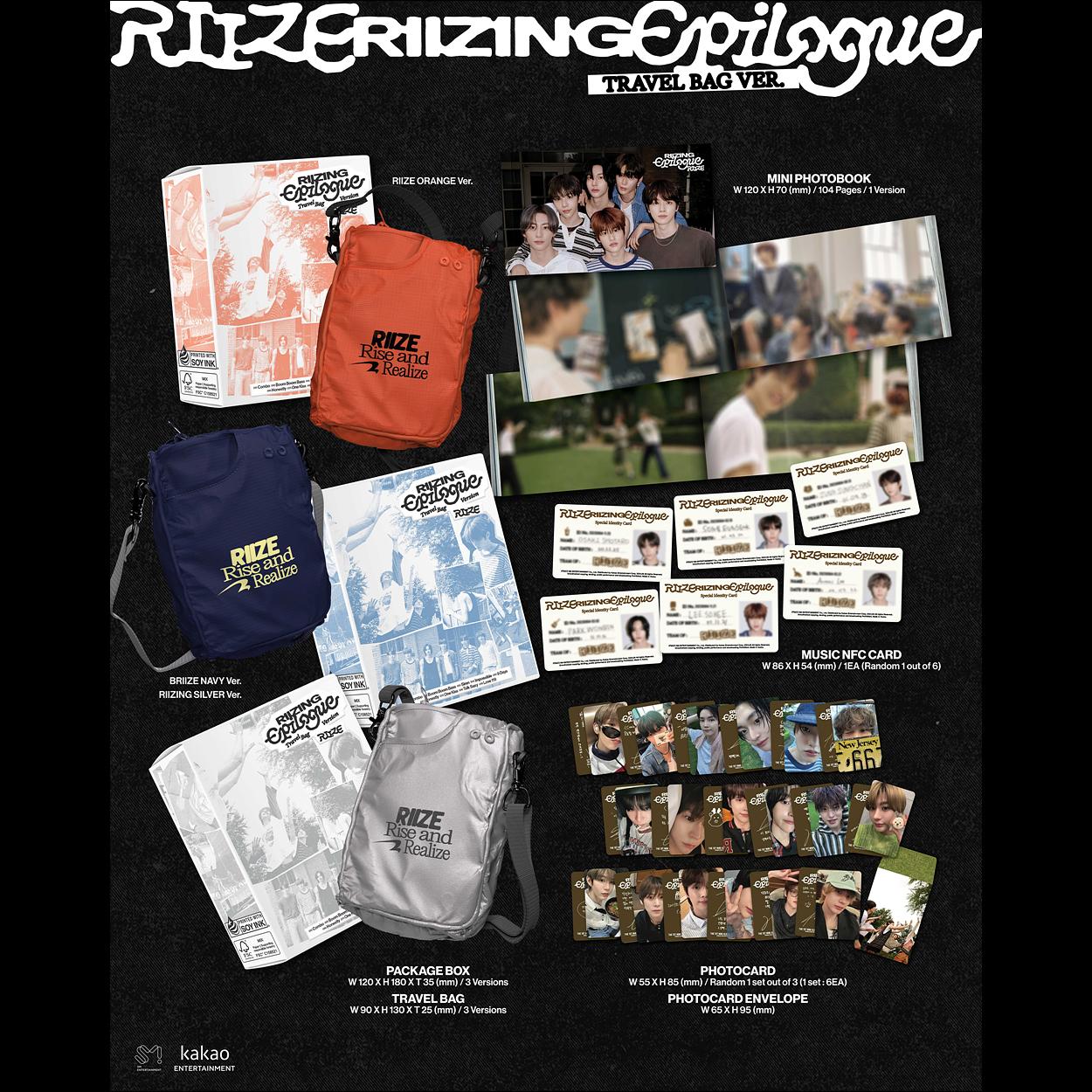 RIIZE - Riizing Epilogue TRAVEL BAG Ver. (Limited Edition) Album