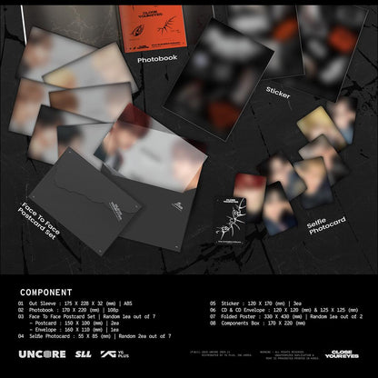 CLOSE YOUR EYES [blackout] (blackout ver.) / The 3rd Mini Album + Free Gift