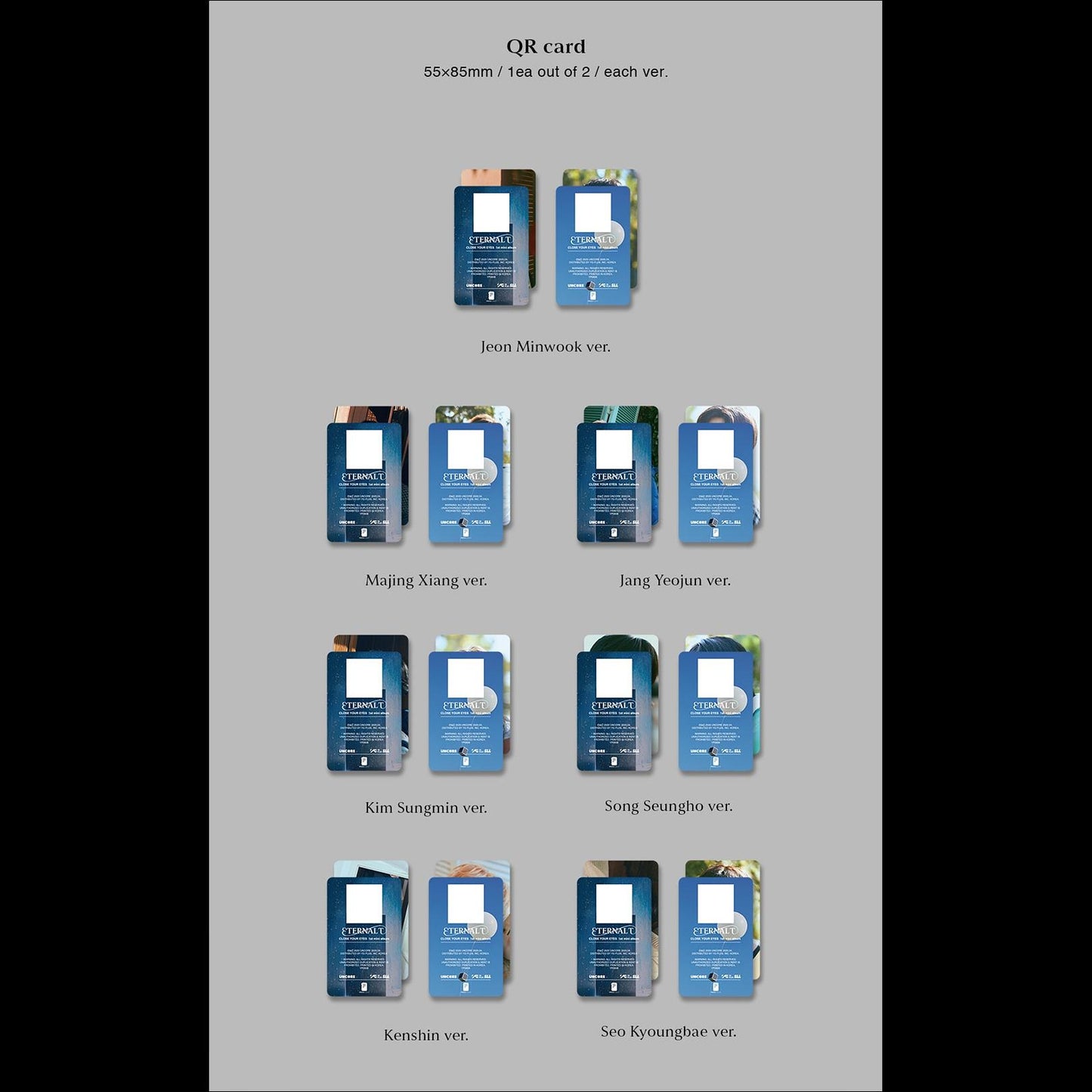CLOSE YOUR EYES [ETERNAL T] POCA ALBUM The 1st Mini Album