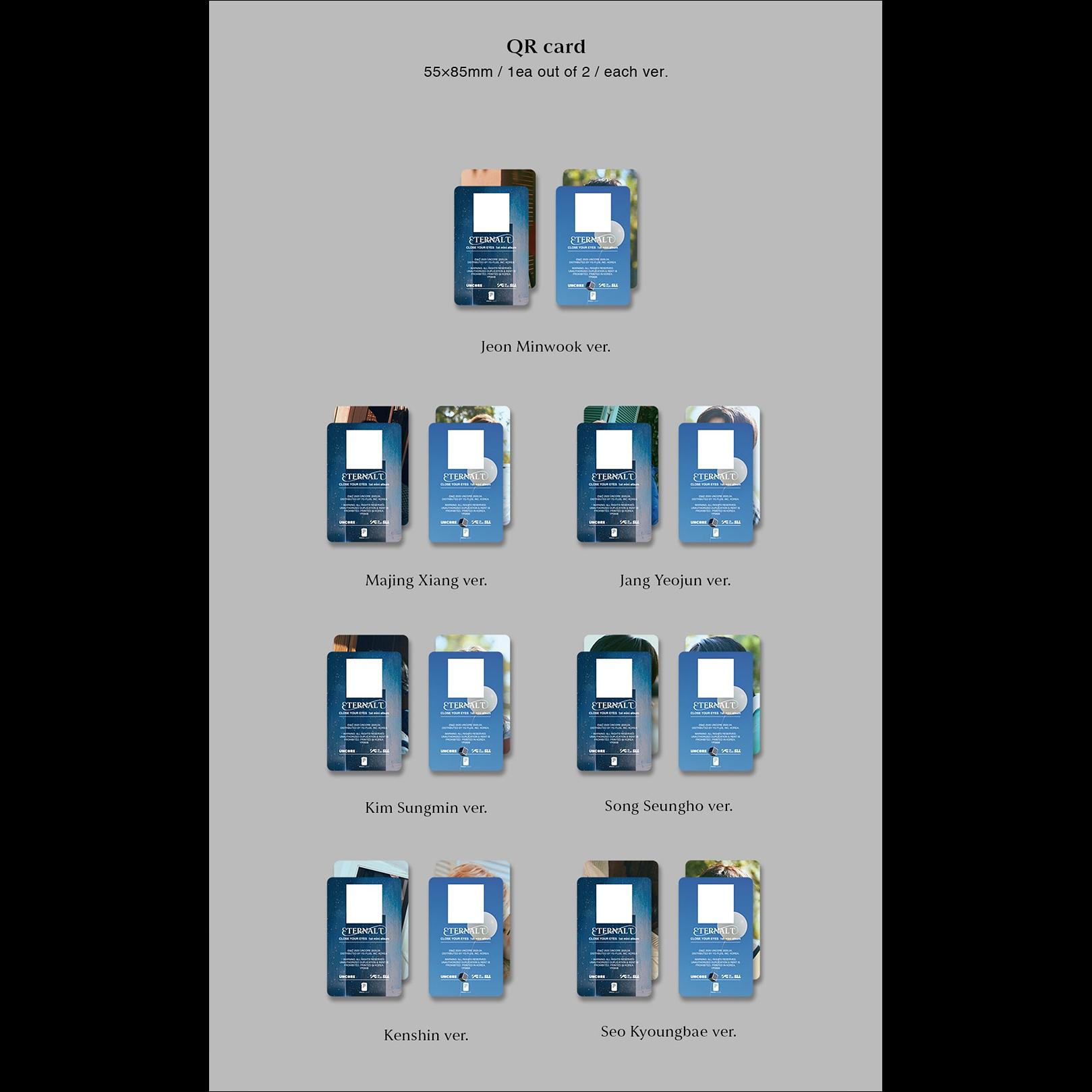 CLOSE YOUR EYES [ETERNALT] POCA ALBUM The 1st Mini Album