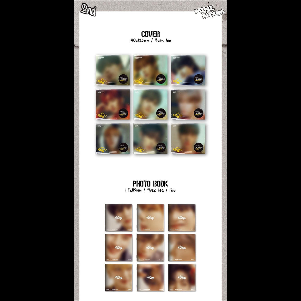 n.SSign 2nd MINI ALBUM 'Happy &' (Digipack ver.)