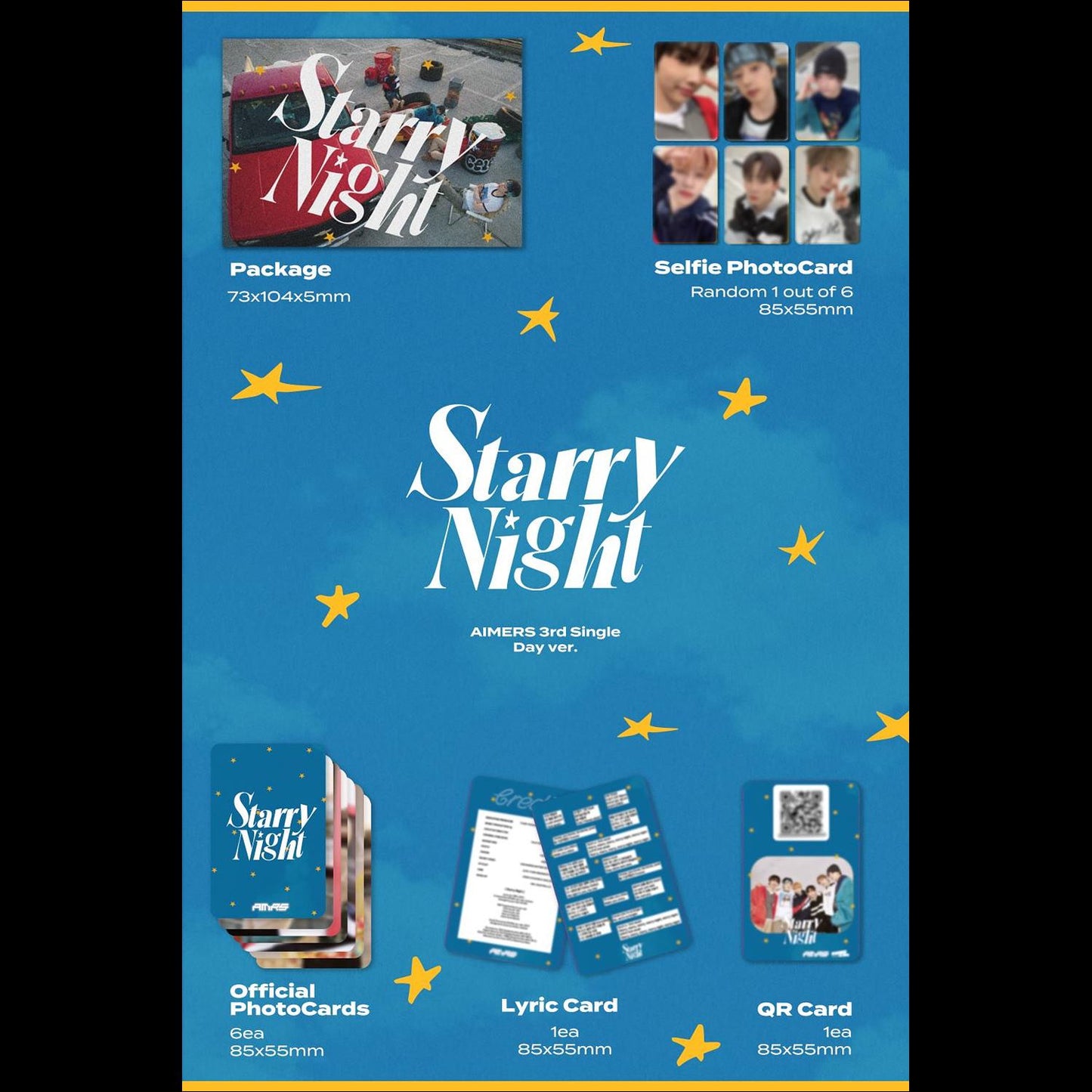 AIMERS - Starry Night (Day/Night ver) / 3rd Single Album