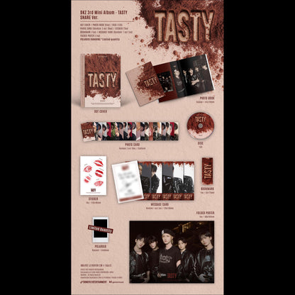 DKZ [TASTY] 3rd Mini Album (INVITATION ver. SNARE ver.) + Free Gift