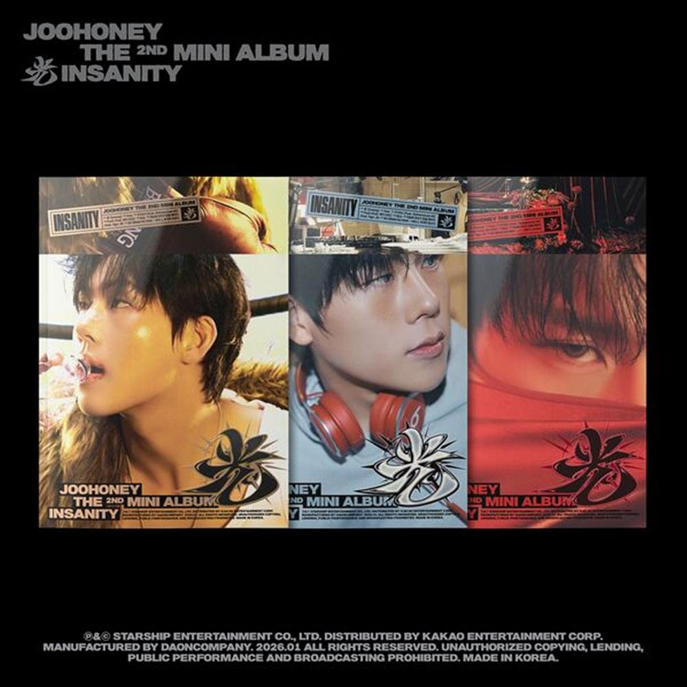 JOOHONEY(MONSTA X) - INSANITY The 2nd Mini Album + Free Gift