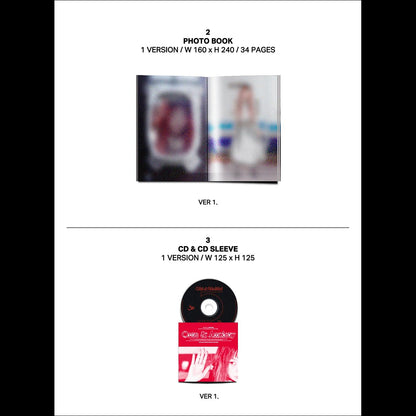 [Pre-order] Yves(LOONA) Cute Anxiety Album KPOP Sealed + Free Gift