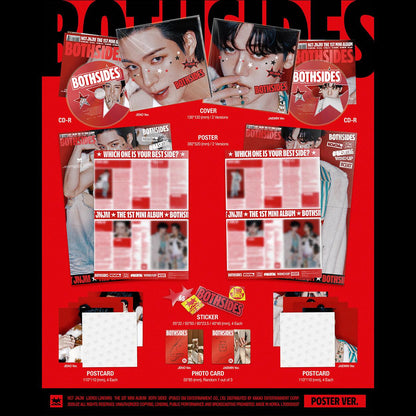 (POSTER Ver.) NCT JNJM [BOTH SIDES] 1st Mini Album + Free Gift