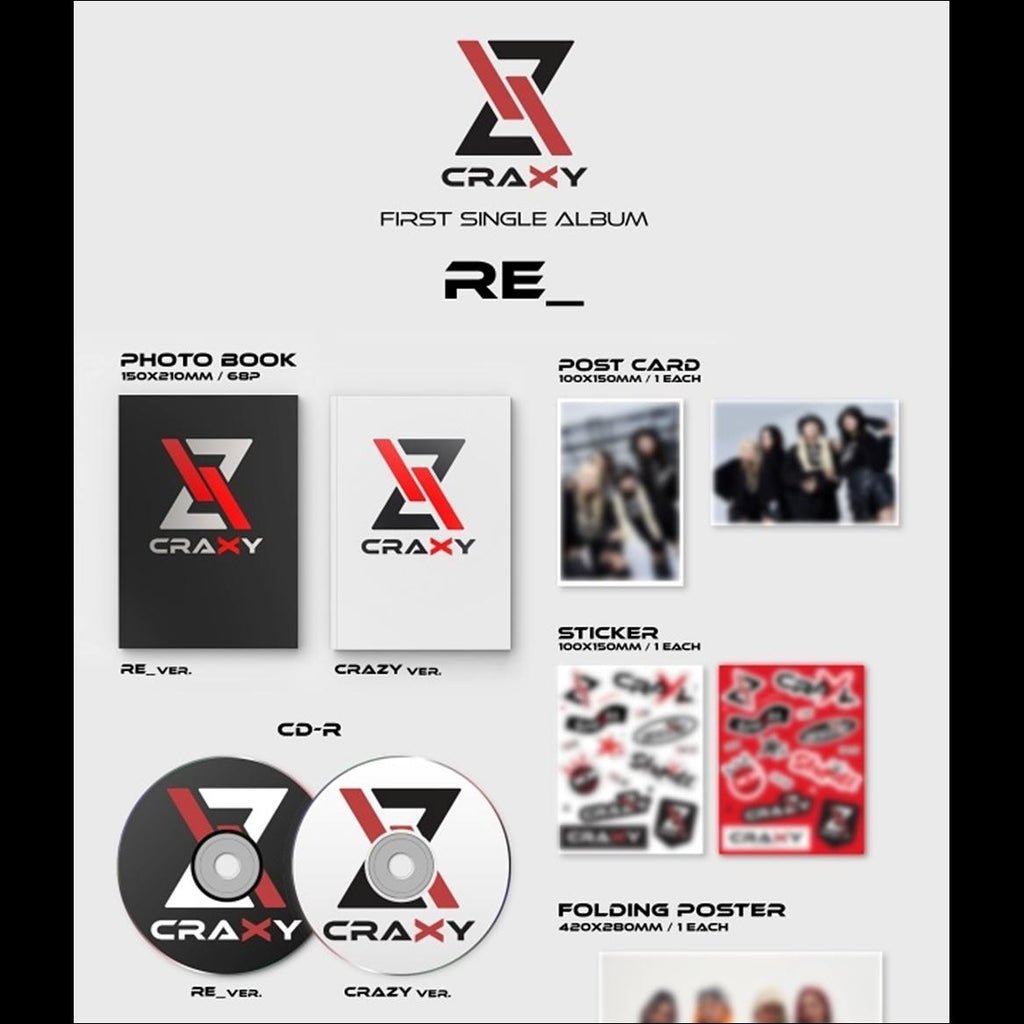 CRAXY - RE_  1st Single Album