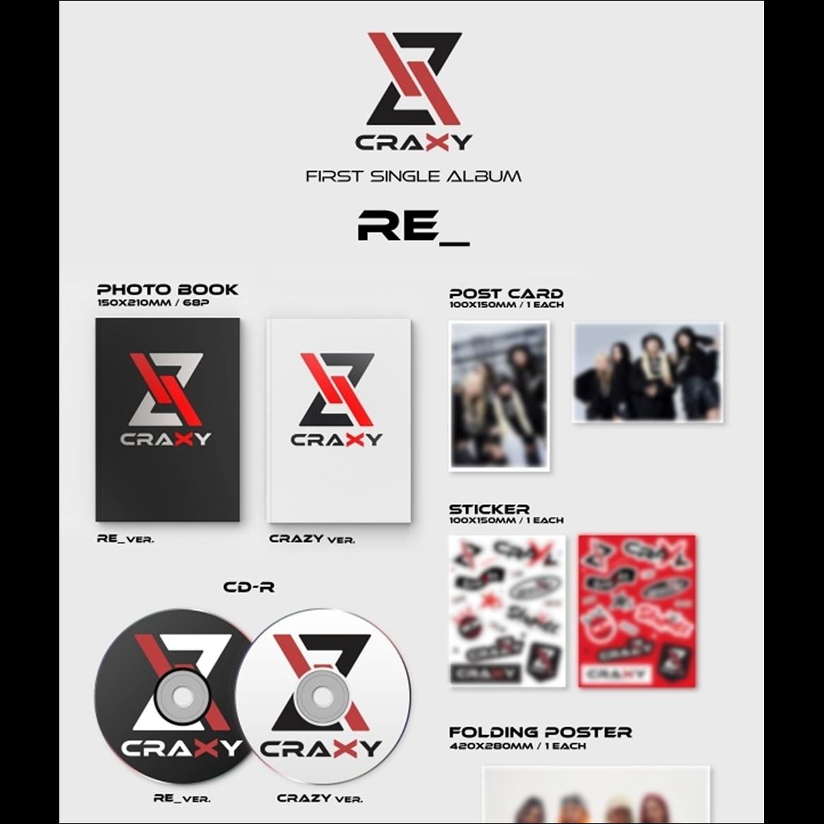 CRAXY - RE_  1st Single Album