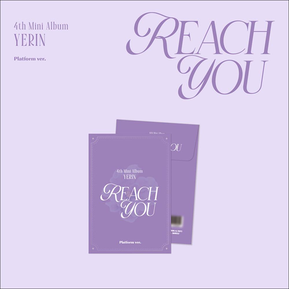 [Pre-order] YERIN [REACH YOU] Platform ver. + Free Gift