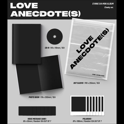 EVNNE - LOVE ANECDOTE(S) Album (Cheeky ver. / Mellow ver.)