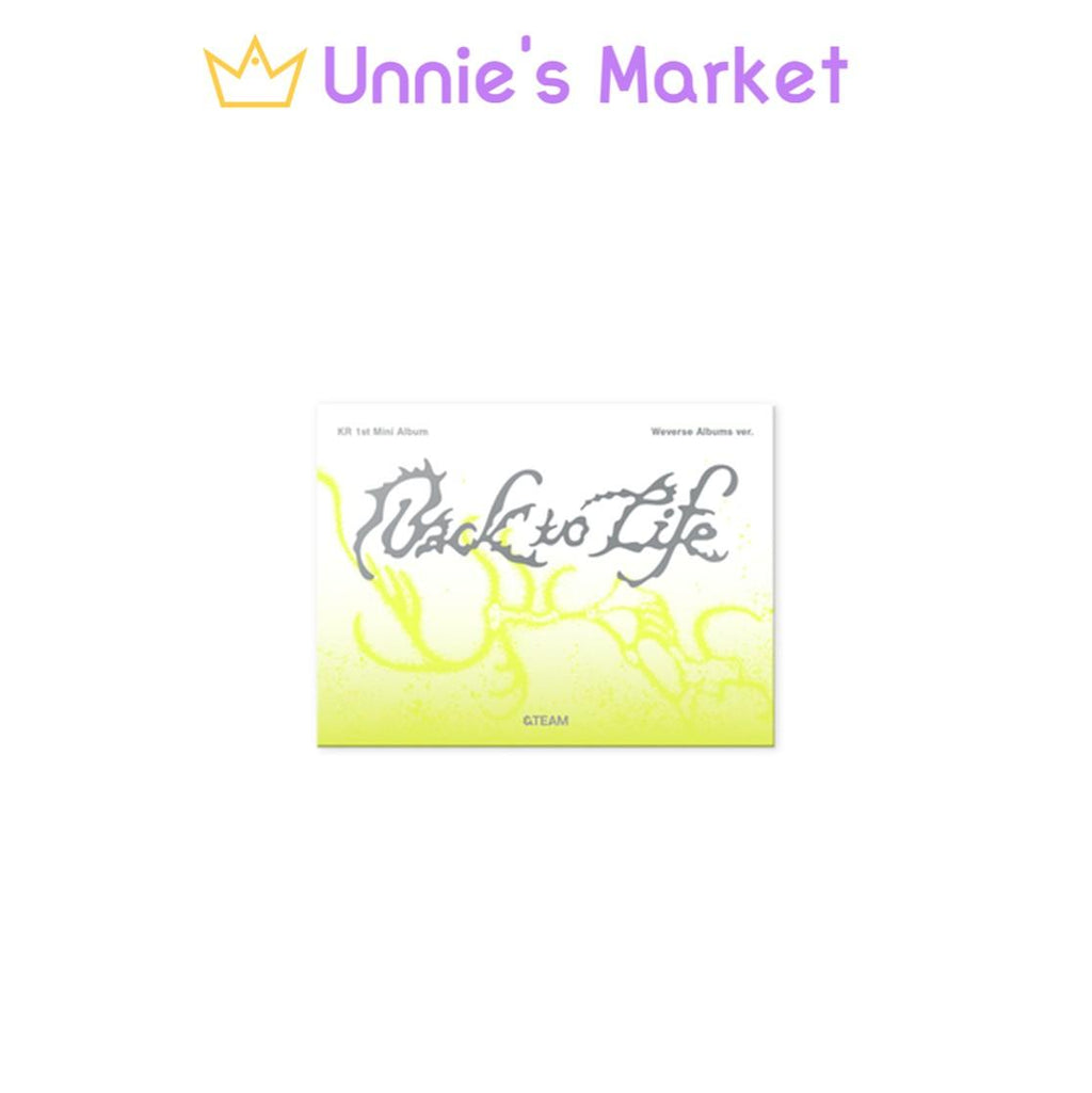 &TEAM - Back to Life Photocard Box (Weverse Albums ver.) / KR 1st Mini Album
