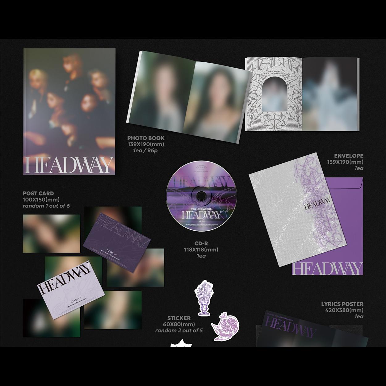 PURPLE KISS - HEADWAY 7th Mini Album