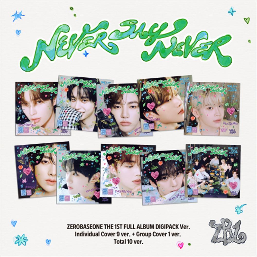 ZEROBASEONE [NEVER SAY NEVER] Digipack Ver. The 1st Full Album