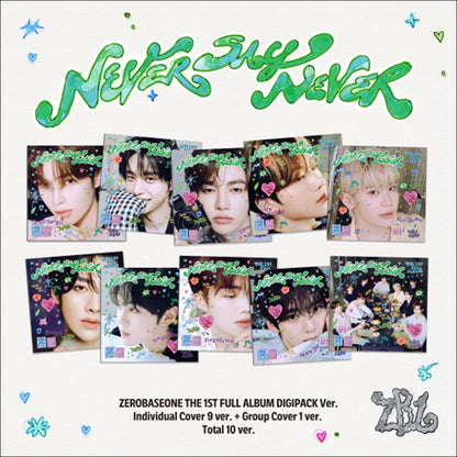 ZEROBASEONE [NEVER SAY NEVER] Digipack Ver. The 1st Full Album