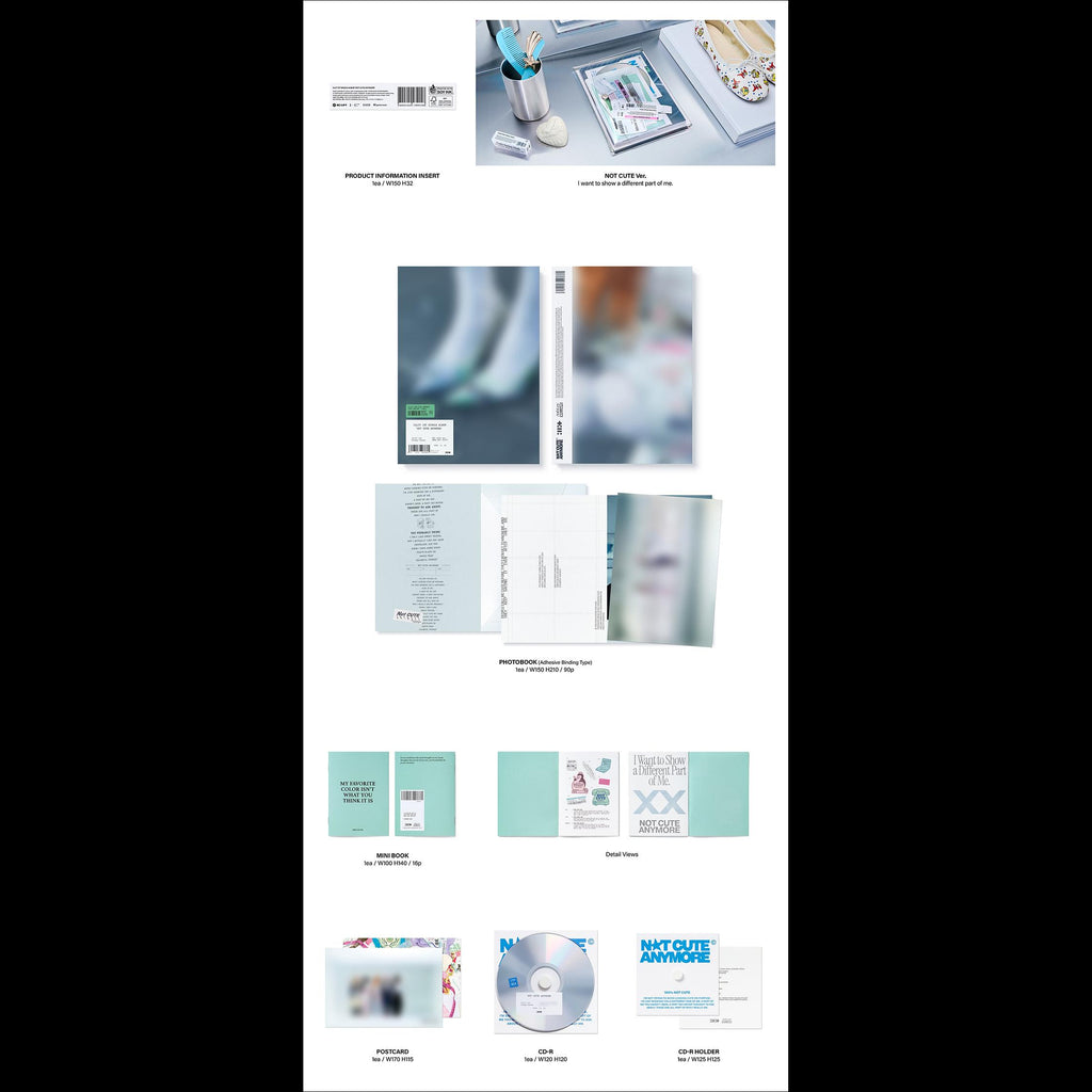 ILLIT - NOT CUTE ANYMORE [NOT CUTE Ver. / NOT MY NAME Ver.] + Free Gift