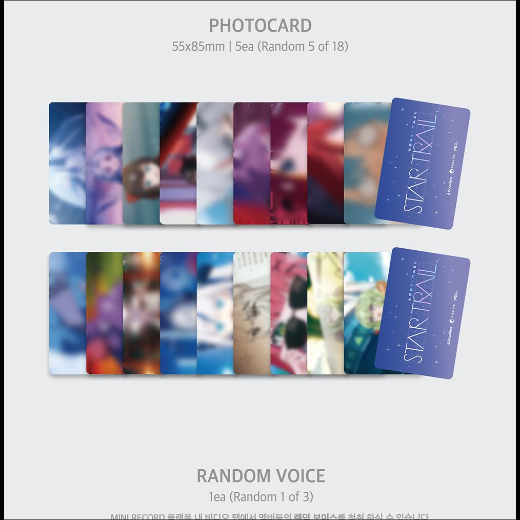 STELLIVE [Star Trail] 1st Album (MV PhotoCard Ver.) + Free Gift
