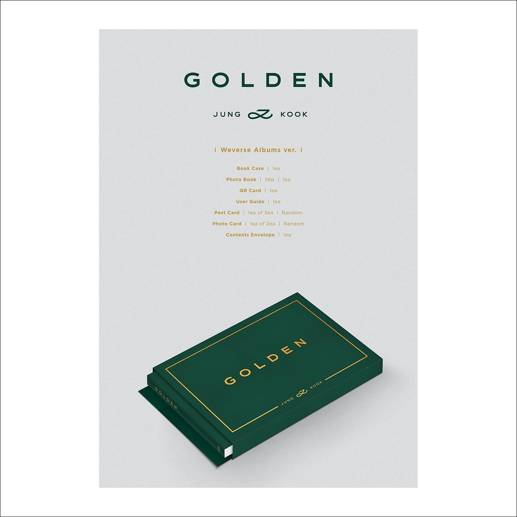 JUNGKOOK(BTS) GOLDEN Weverse Albums Ver.