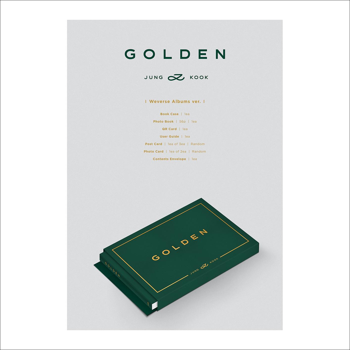 JUNGKOOK(BTS) GOLDEN Weverse Albums Ver.