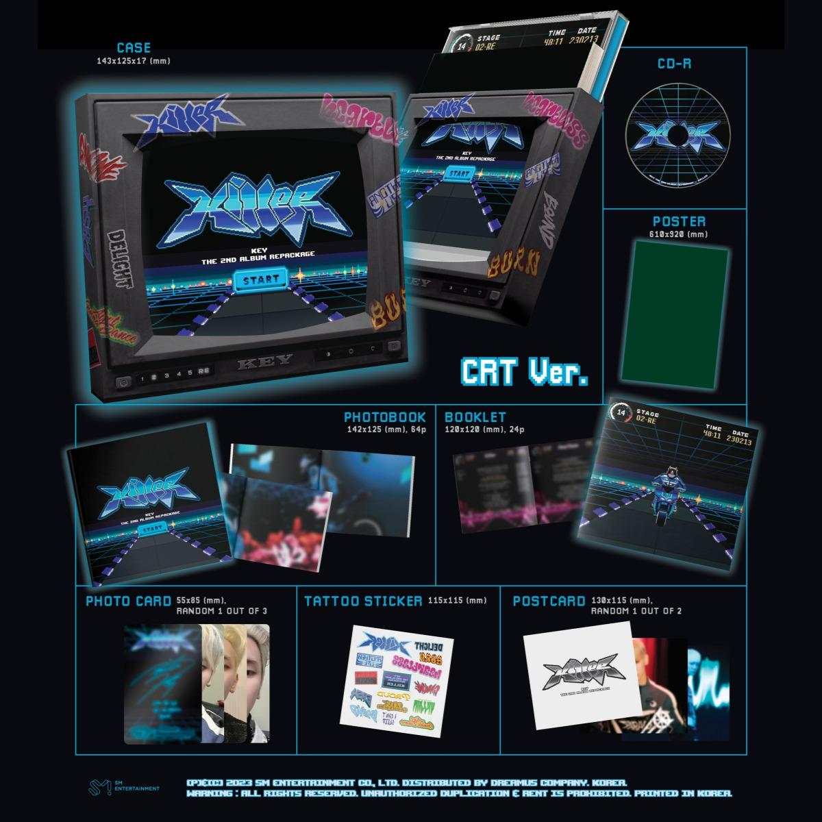 KEY (SHINee) Killer CRT (BOX) Ver. Album