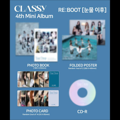 [Pre-order] CLASSy [RE:BOOT Tear Drop] 4th Mini Album + Free Gift