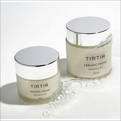 [TIRTIR] Ceramic Cream 50ml - Intensive Deep Hydration for Glass Skin, Radiant Glow & Barrier Care, K-Beauty Bestseller