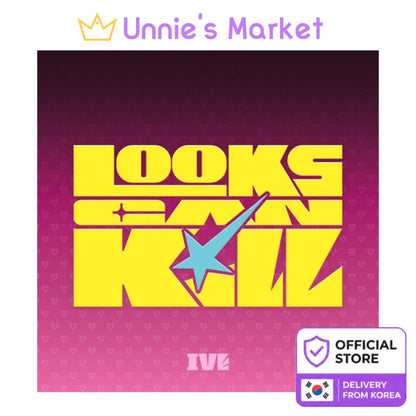 [Pre-order] IVE EP Looks Can Kill DIGIPACK Ver Limited Edition KPOP Album  + Free Gift