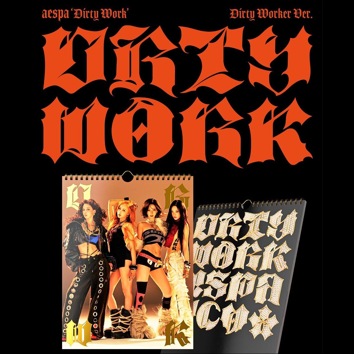 aespa [Dirty Work] Dirty Worker Ver. Single Album