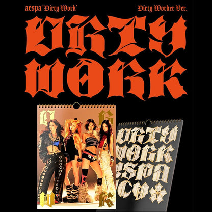 aespa [Dirty Work] Dirty Worker Ver. Single Album