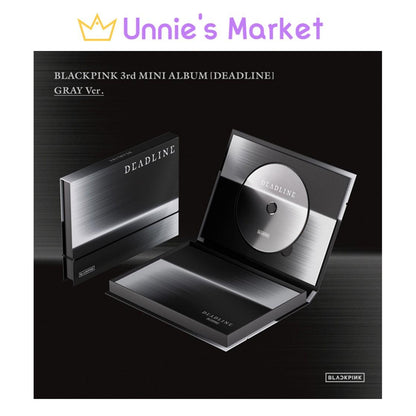 BLACKPINK [DEADLINE] GRAY Ver. / 3rd MINI ALBUM + Free Gift