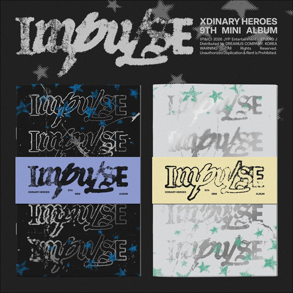 [SET/Pre-order] Xdinary Heroes [IMPULSE] (BACKSTAGE Ver. / Band of Outsiders Ver.) KPOP Sealed Album + Free Gift