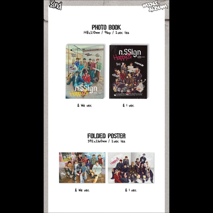 n.SSign 2nd MINI ALBUM 'Happy &' (& WE / & I ver.)