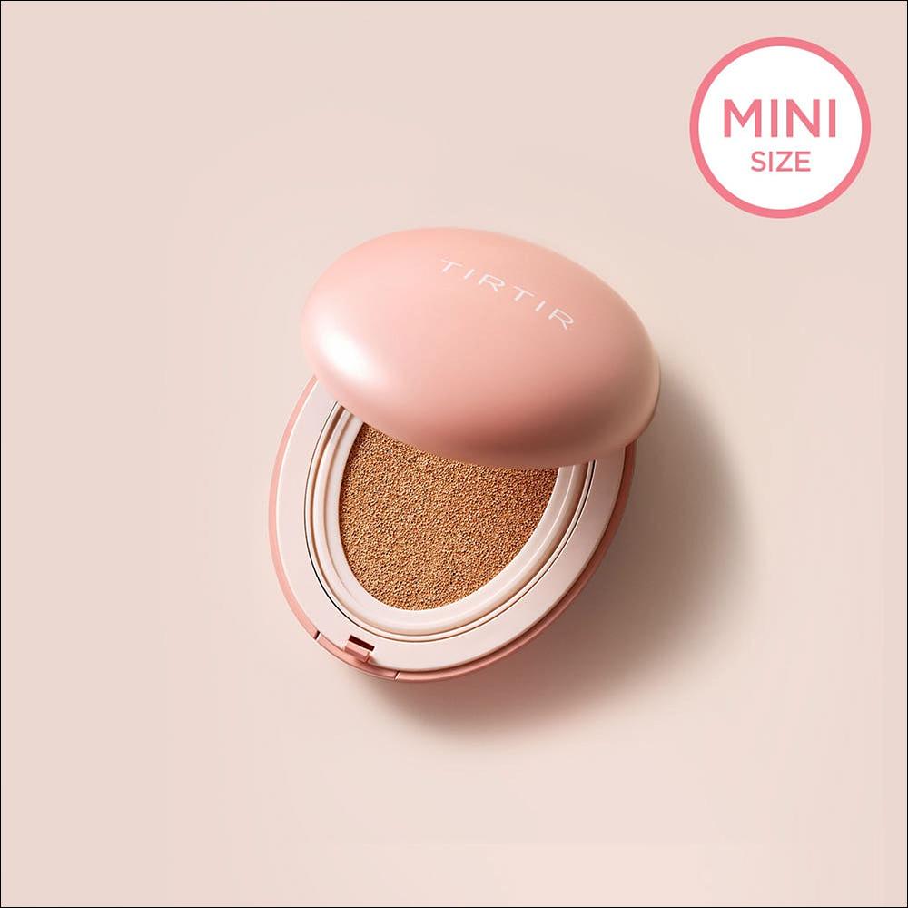 [TIRTIR] Mask Fit All-Cover Mini Cushion 4.5g - SPF50+ PA+++, 72H Long-Lasting High Coverage, Mask-Proof Travel Size, K-Beauty