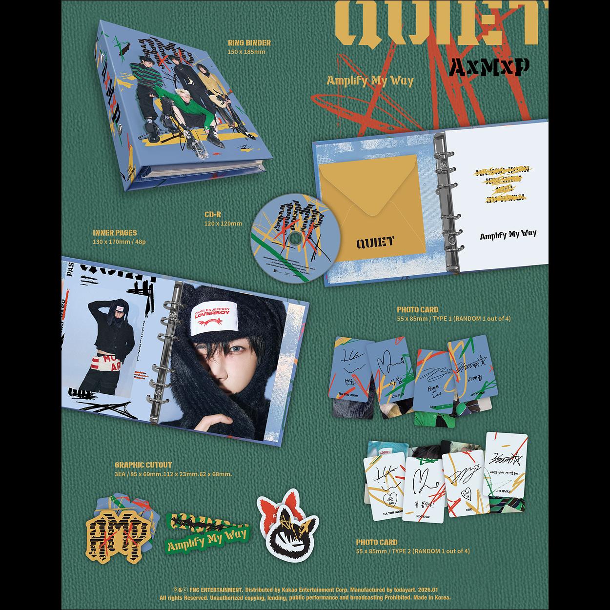 AxMxP [Amplify My Way] (QUIET ver.) (CD) + Free Gift