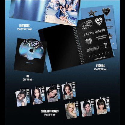BABYMONSTER - DRIP Zip Lock Ver. / Binder Ver. + Free Gift