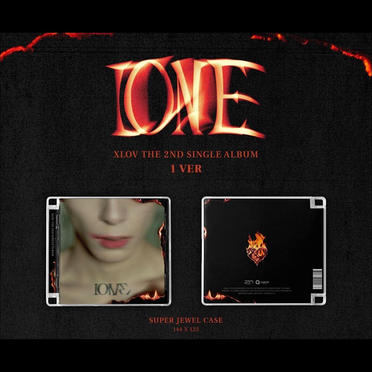 XLOV [I ONE] 2ND Single Album (I VER. / 1(ONE) VER.)