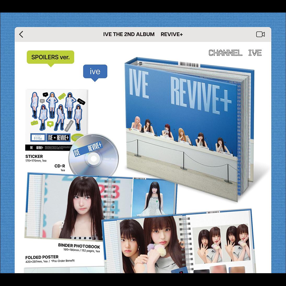 (SPOILERS ver.) IVE [REVIVE+] The 2nd Album + Free Gift