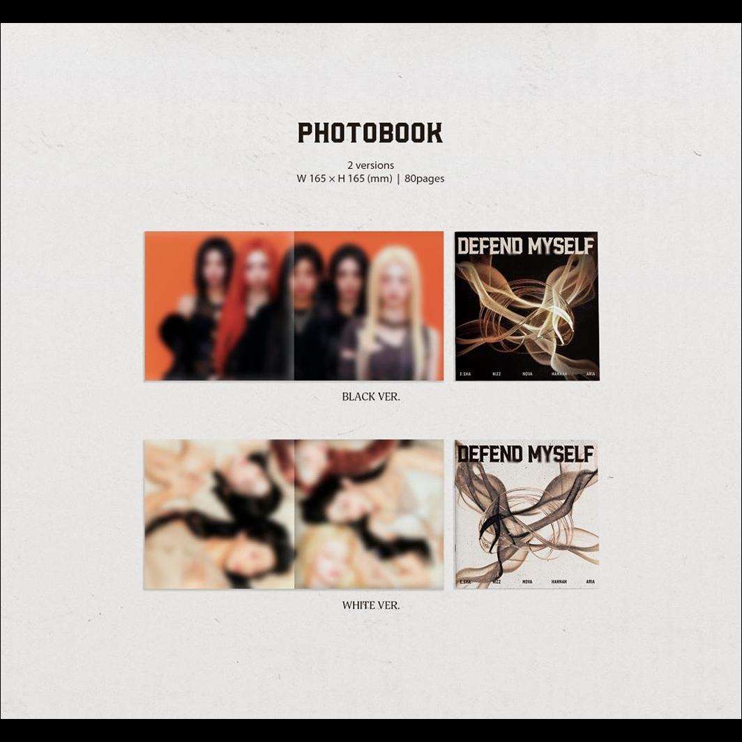 X:IN 3RD MINI ALBUM [Defend Myself] Photobook Platform Ver. (BLACK VER., WHITE VER.)