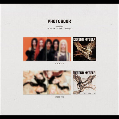 X:IN 3RD MINI ALBUM [Defend Myself] Photobook Platform Ver. (BLACK VER., WHITE VER.)