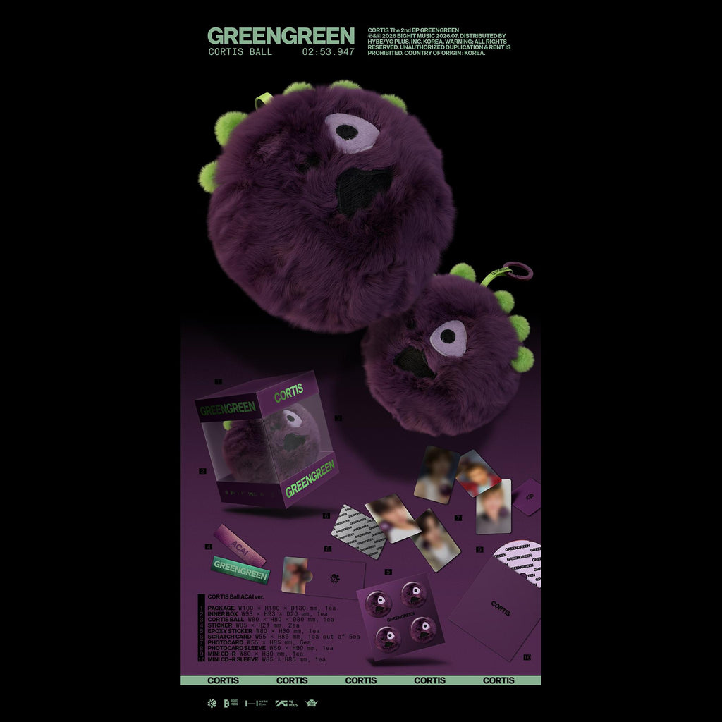 [Pre-order] CORTIS The 2nd EP [GREENGREEN] (CORTIS Ball ver.) + Free Gift