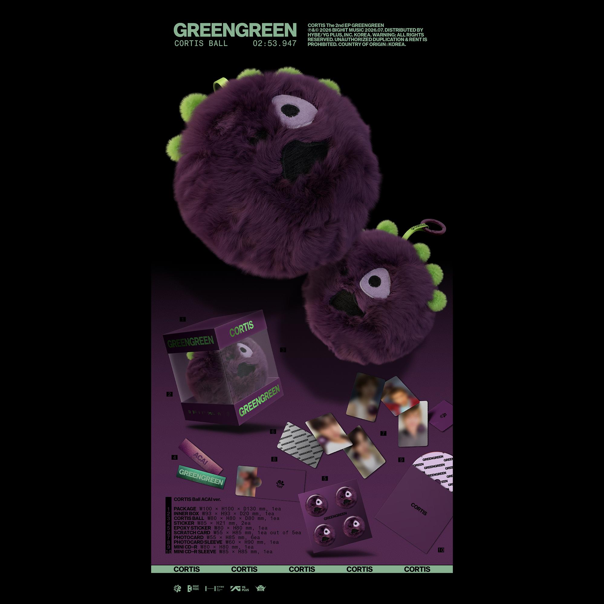[Pre-order] CORTIS The 2nd EP [GREENGREEN] (CORTIS Ball ver.) + Free Gift