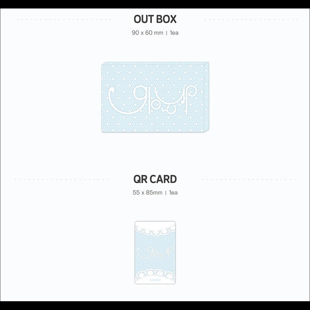 RESCENE [Glow Up] QR VER. (ME VER. / WE VER.) / 2nd MINI ALBUM